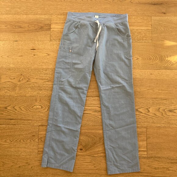 Limited Edition light blue "denim" figs scrub set - Picture 2 of 6